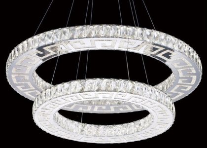 Photo "Light luxury brass ring ceiling lamp suitable for entrance"