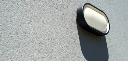 Photo Minimalist Marble Eclipse Wall Lamp