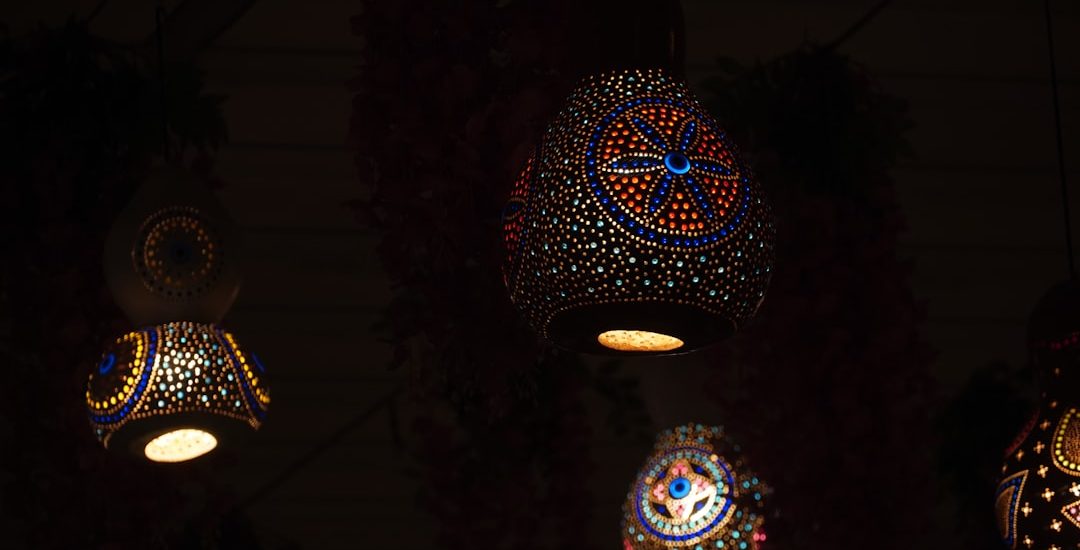 Photo Nordic circular chandelier