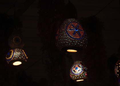 Photo Nordic circular chandelier