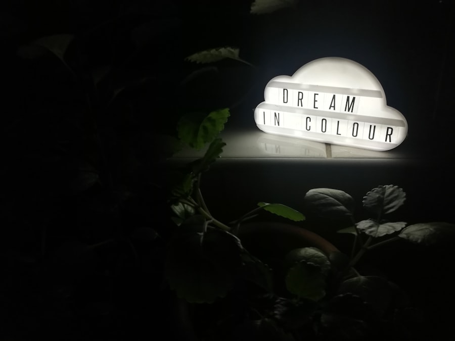 Photo cartoon cloud lamp