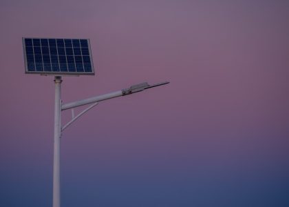 Photo solar motion sensor street light