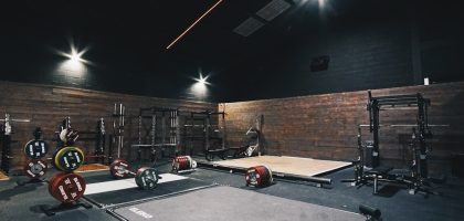 Photo garage gym lighting