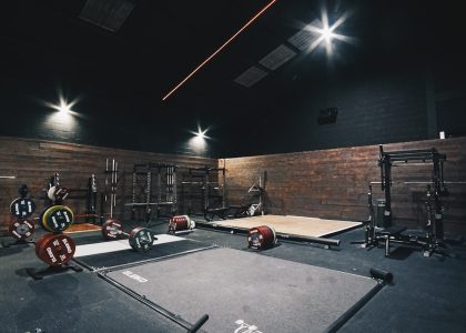 Photo garage gym lighting